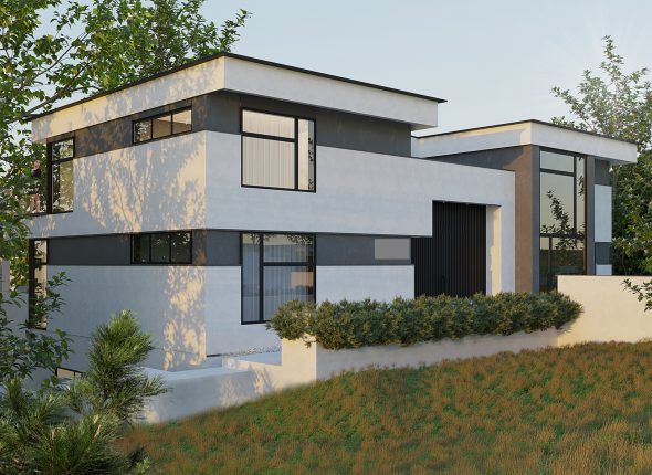 2 Story Villa House Plan
